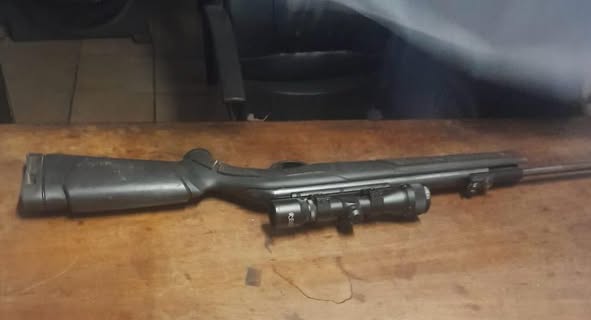 SAPS Westenburg apprehended a male suspect for pointing a firearm