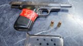 36-year-old parolee arrested for possession of an unlicensed firearm
