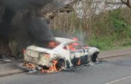 Vehicle Engulfed in Flames: Phoenix - KZN