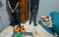 Police in Mpumalanga arrested two male Zimbabwean nationals for possession of explosives in Barberton