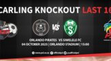 Traffic disruptions around Orlando Stadium for the Carling Knockout Cup