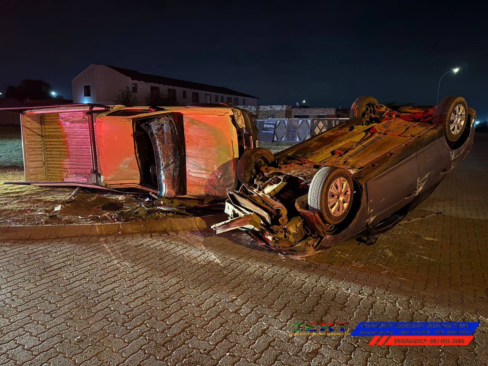 Motor vehicle collision on Johan Le Roux Road in Sicelo, Meyerton
