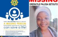 Police seek assistance in locating a missing teenager Oreratile Palesa Setouto