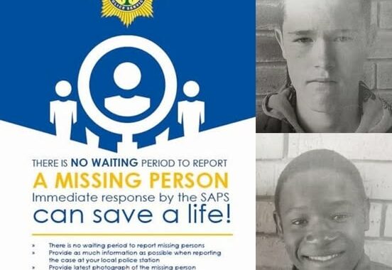 Police search for two missing teenage boys: Gqeberha