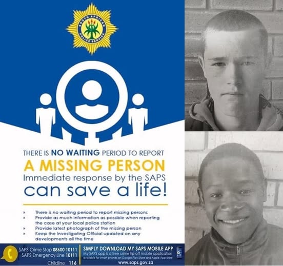 Police search for two missing teenage boys: Gqeberha