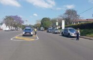 Strong visible police presence in the Durban city centre