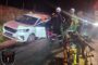 Motor vehicle collision at the corner of Bottelary and Botfontein Roads