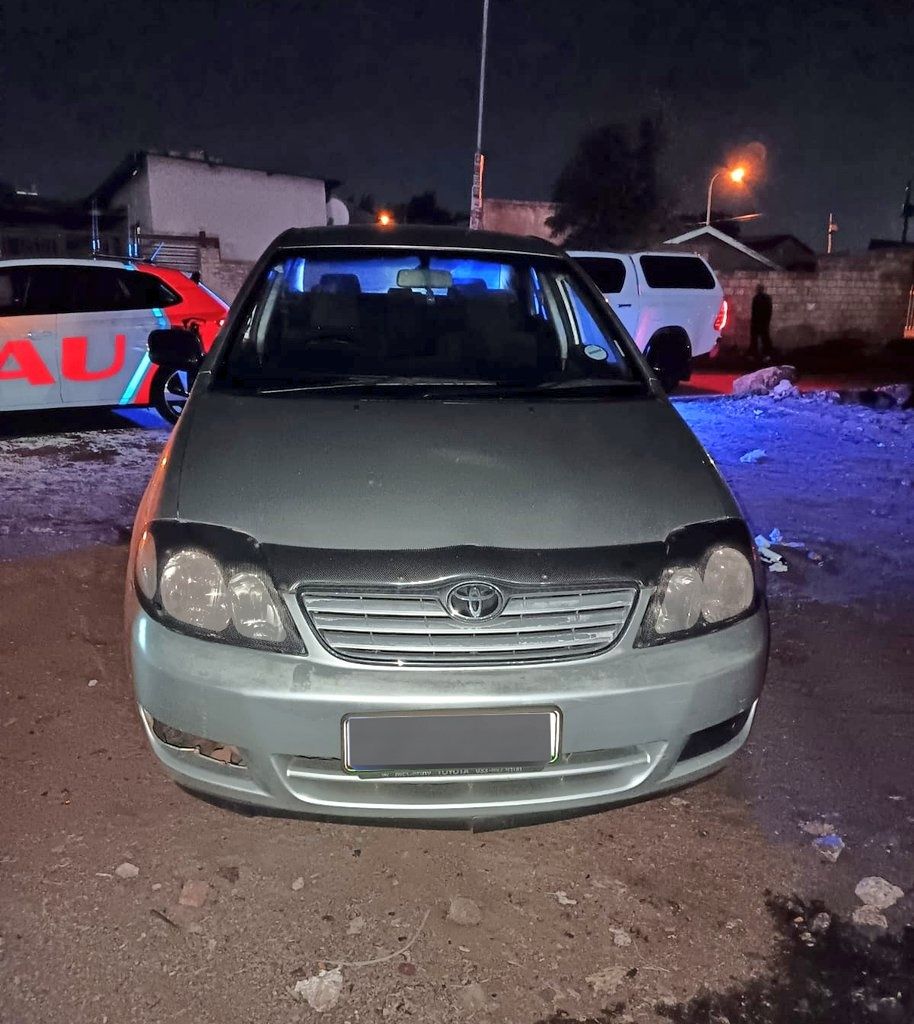 Stolen vehicle recovered in Meadowlands, Soweto