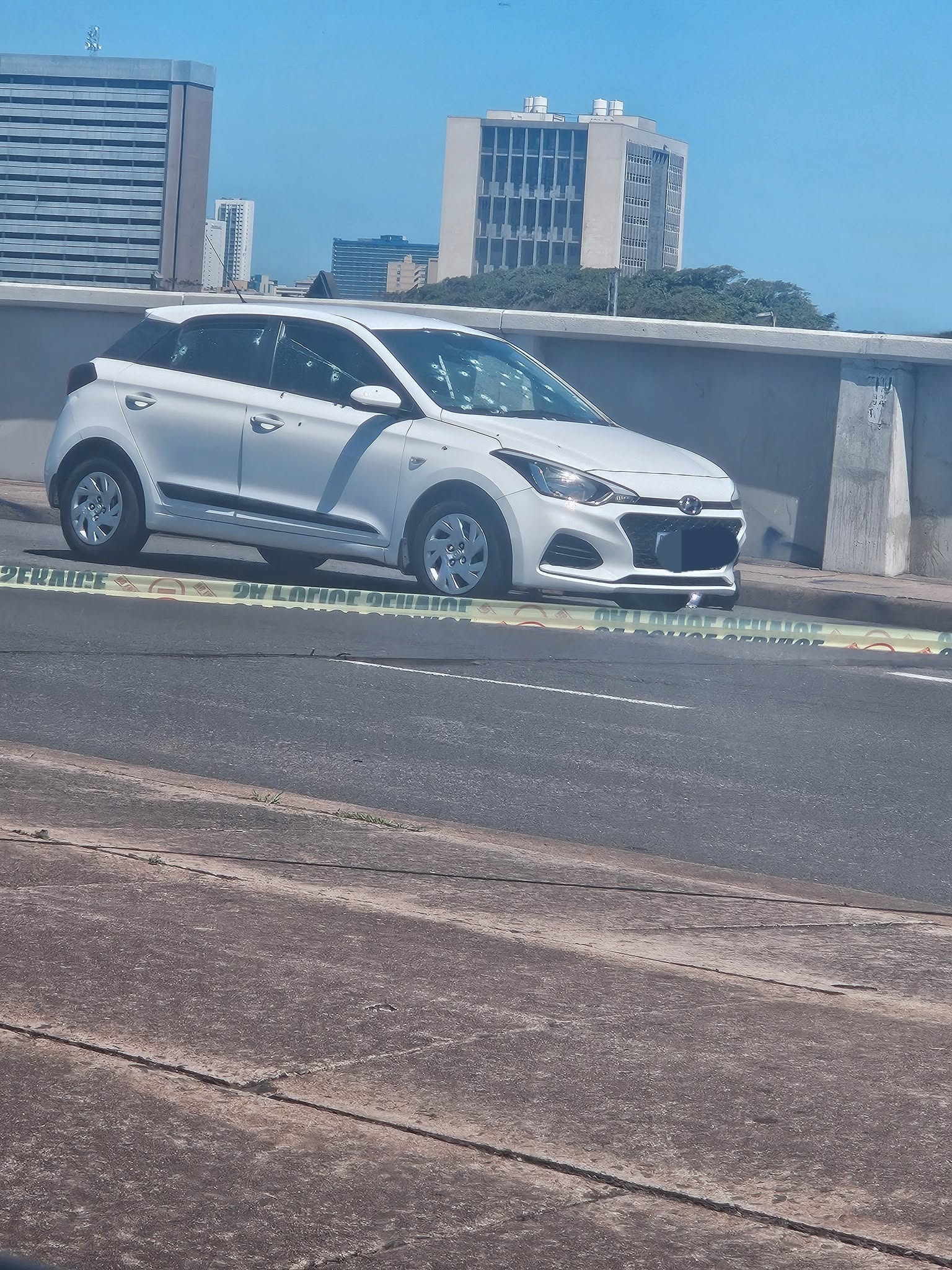 Sandile Thusi Road (westbound) is currently closed following a drive-by shooting incident