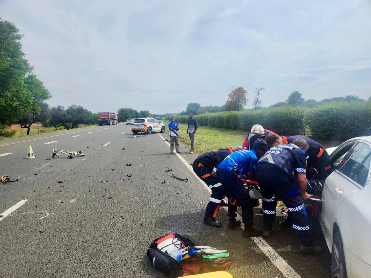 VRMED responded to an accident on the N1 near Walter Sisulu Road, Bloemfontein