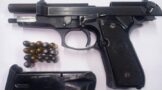 Police detain suspect for the illegal possession of a firearm and ammunition