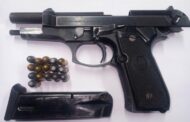 Police detain suspect for the illegal possession of a firearm and ammunition