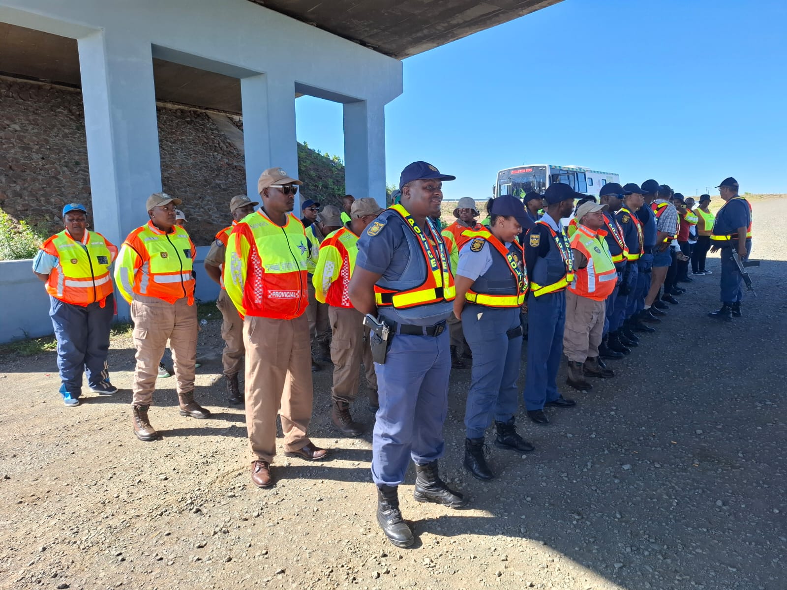 A multi-disciplinary roadblock was manned on the N1, Trompsburg