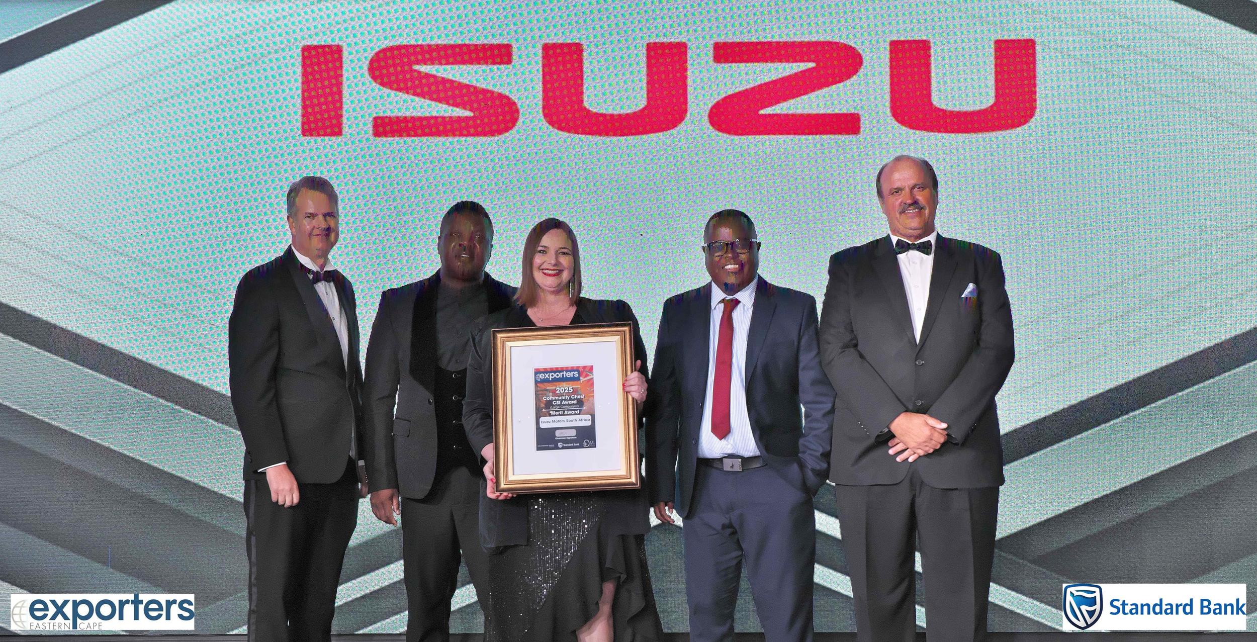 Isuzu Motors South Africa Recognised with Four Prestigious Merit Awards at the 2025 Exporters Eastern Cape Awards