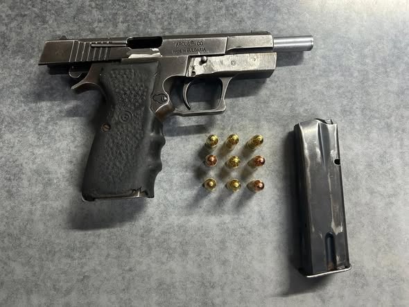 Public Order Policing seize firearms