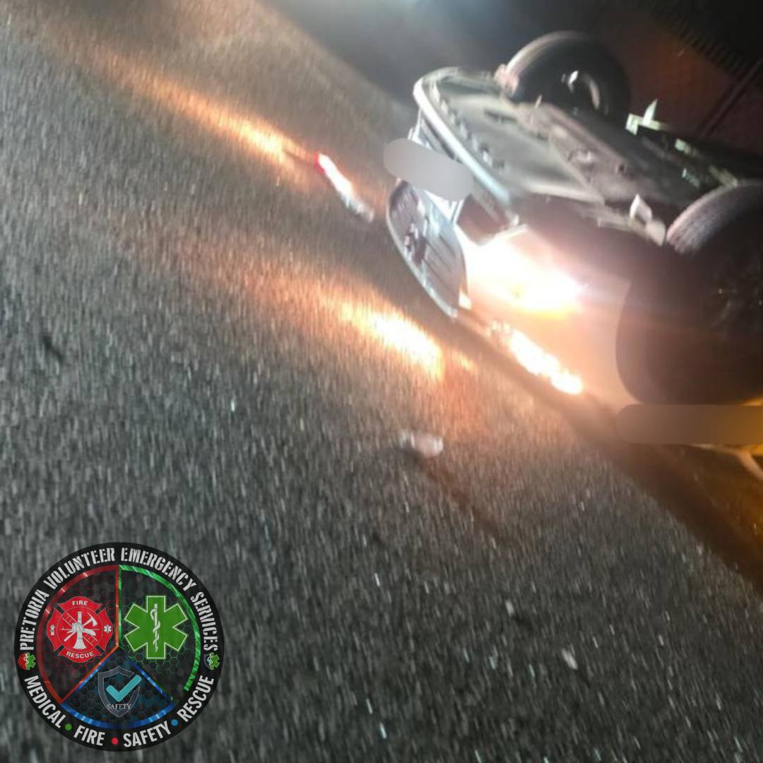 Collision at an intersection in Wonderboom-South