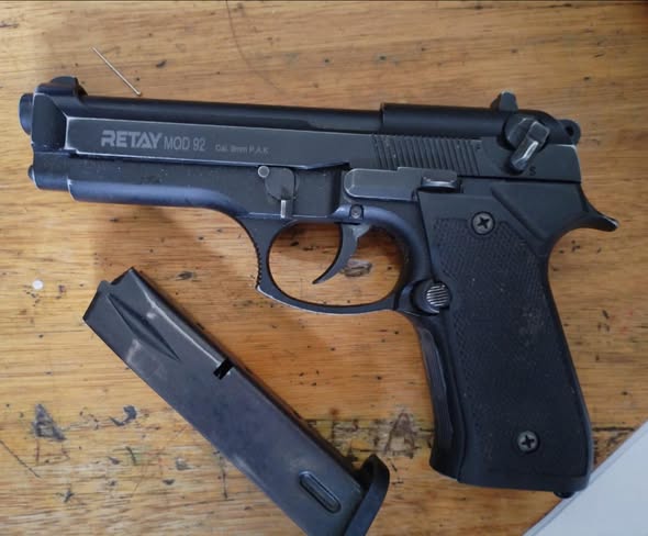 Arrest for pointing of firearm with an imitation gun in Ficksburg