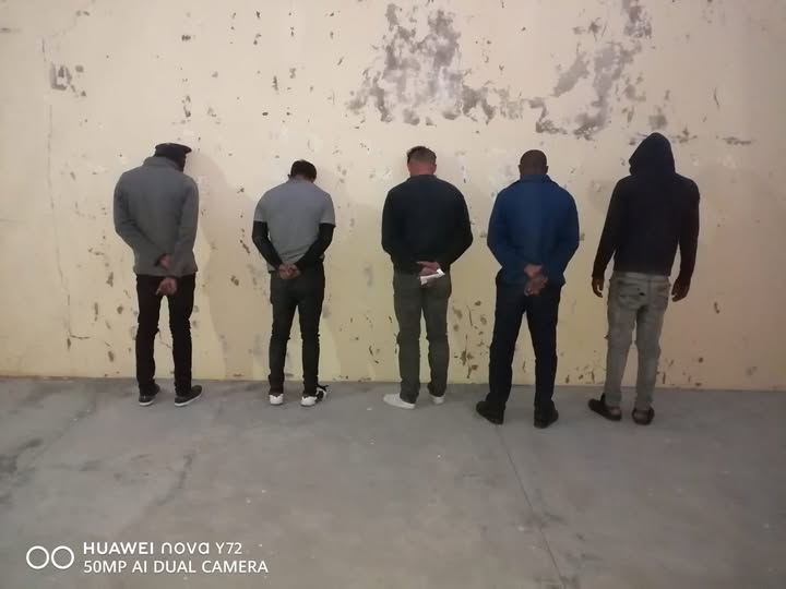 Five arrested for armed robbery and assault at Kareebos wind farm in Sutherland