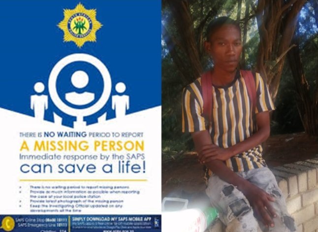 Police in Luckhoff are requesting the community's assistance in locating a #missing 30-year-old man, James Maranco, also known as Stralie