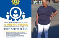 The Zamdela detectives are seeking the public's assistance in locating 41-year-old Senyane Tlokolo