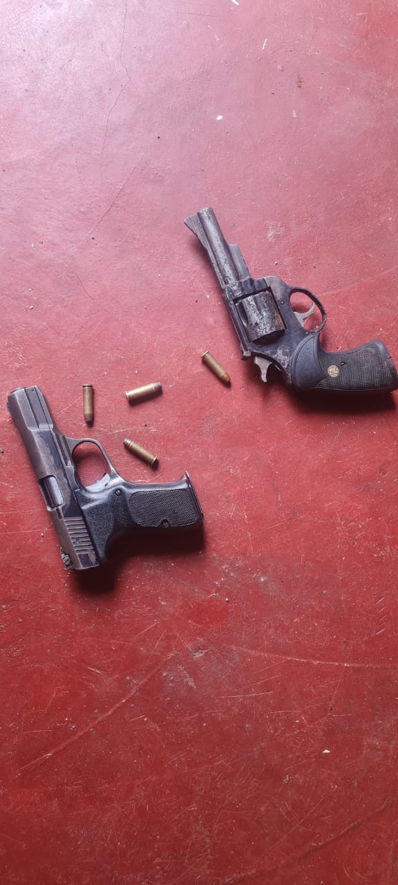 Two suspects arrested for possession of unlicenced firearms following intelligence-led operation