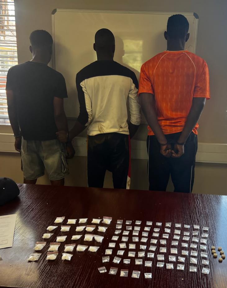 Three suspects to appear before court for dealing in drugs