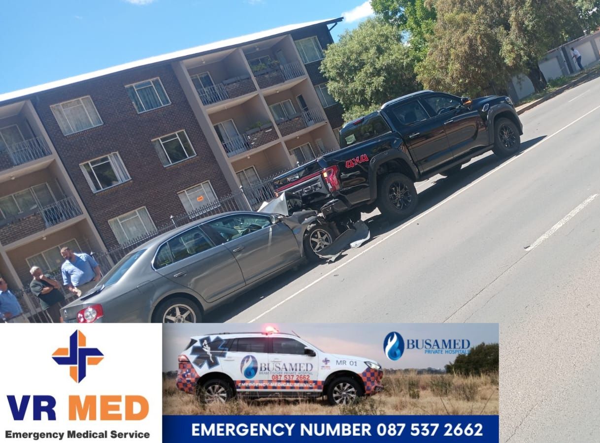 VRMED responded to a collision on Raymond Mhlaba Street