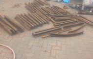 Vehicle search leads to the discovery of railway tracks, copper pipes, and copper wire, all suspected to have been stolen