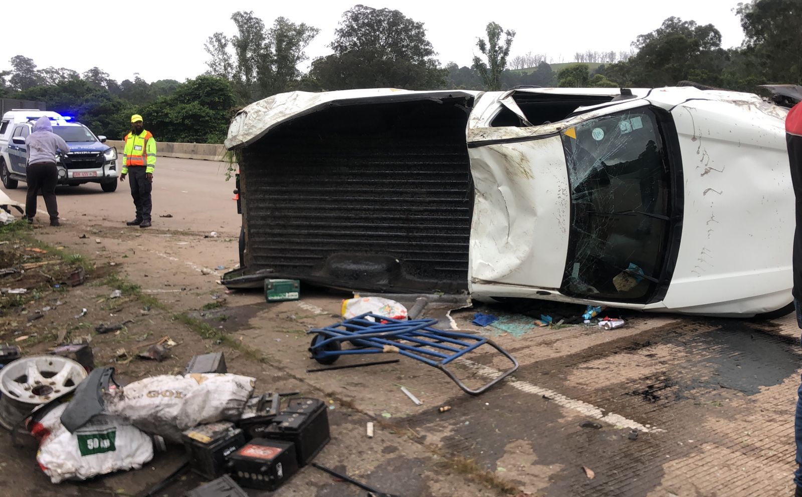 Crash on the N3 Durban-bound carriageway before the Hammersdale off-ramp