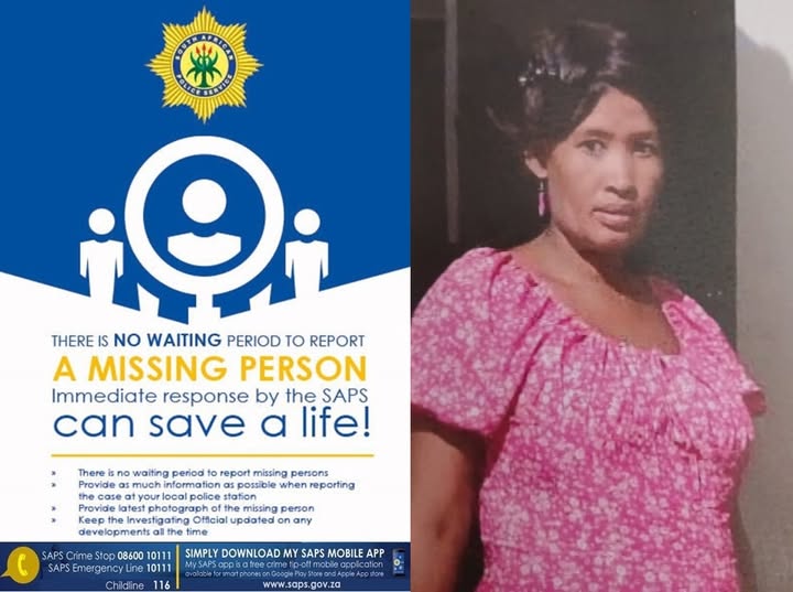 The police in Kakamas are requesting the public to assist in locating #missing 40-year-old Icherene Savada Sussana Windstaan