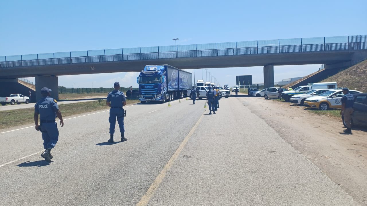 Intensified roadblock operations conducted across the Nelson Mandela Bay District as part of the SAPS Festive Season Safety Plan