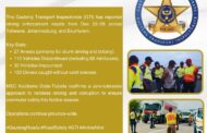 The Gauteng Department of Roads and Transport has recorded significant law-enforcement outcomes