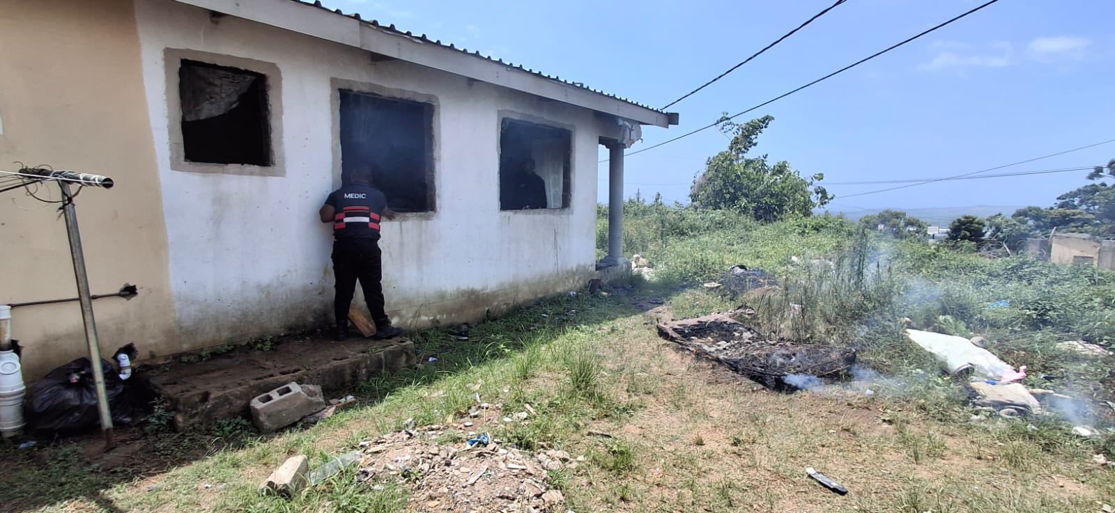 An abandoned house on Old Inanda Road in Mount Vernon - KZN