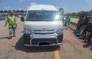 Undocumented foreign nationals arrested during an early morning operation at Phumlani Toll Plaza on the N1 South