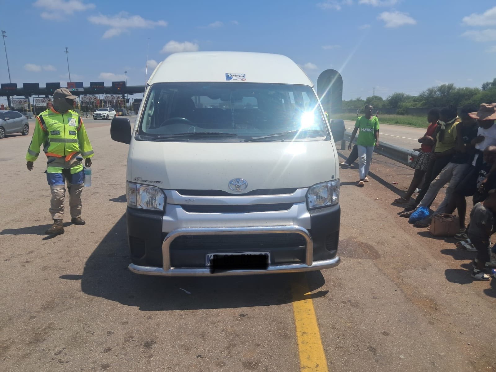 Undocumented foreign nationals arrested during an early morning operation at Phumlani Toll Plaza on the N1 South