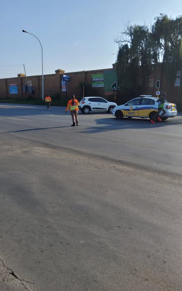 The Ekurhuleni Metropolitan Police Department (EMPD) Officers are deployed in the Boksburg area for the Johnston Crane Road Race