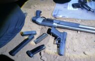 Firearms and ammunition recovered in Jeff'sville Informal Settlement, Atteridgeville