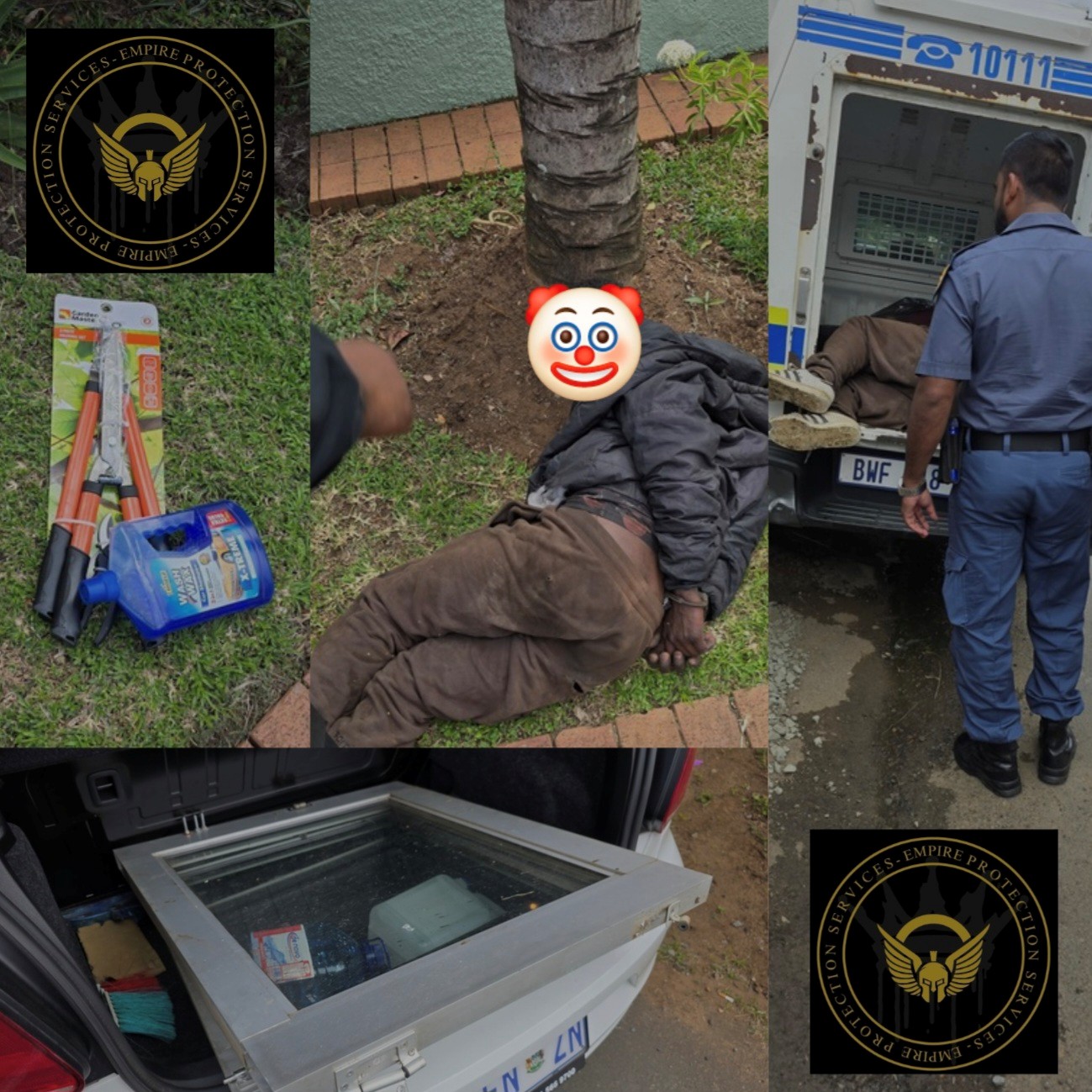 Housebreaking suspect caught in the act