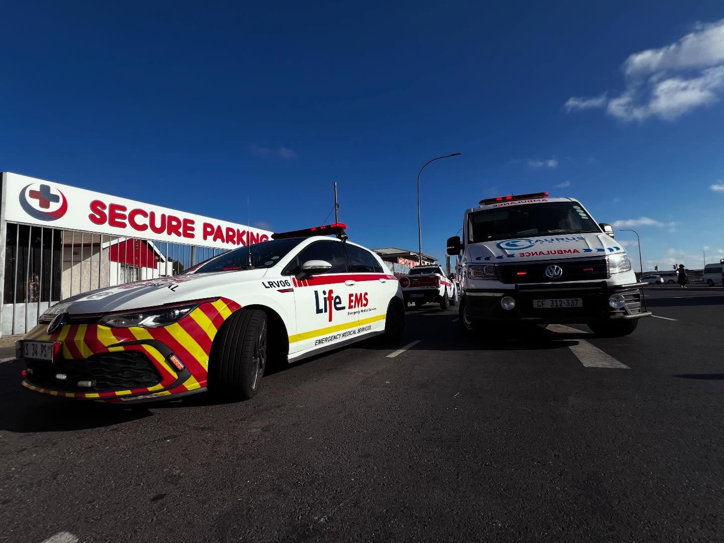 Pedestrian knocked by taxi on Robert Sobukwe Road and Belrail Road, Bellville