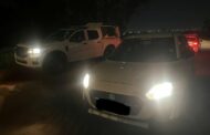 Hijacked e-hailing vehicle recovered in an open field in Klipspruit Valley, Soweto