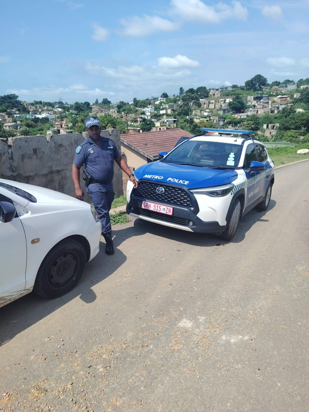 Durban Metro Police Service officers successfully recovered a hijacked vehicle belonging to the KZN Department of Health