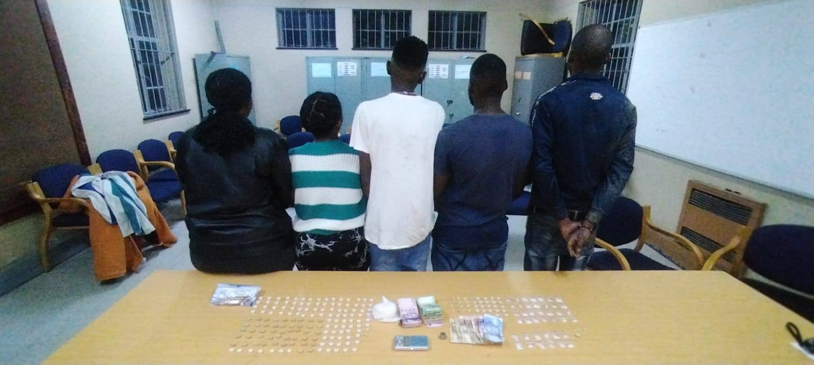 Drugs, ammunition, and a sedan motor vehicle were seized during an operation in Bohlokong