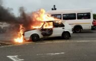 Vehicle Extensively Damaged In Fire: Phoenix - KZN