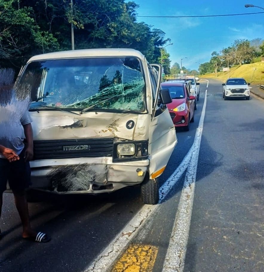 A crash has occurred at the intersection of Dunkeld Road and Strathay Road in Atholl Heights, Westville
