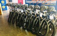 Community patrollers in Mangaung gifted with new wheels
