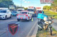 Pedestrian struck by a motorcycle on Lynnwood road in the Hillcrest area of Pretoria East