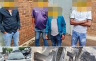 Four suspects arrested for armed robbery and possession of stolen goods in the Winnie Mandela area