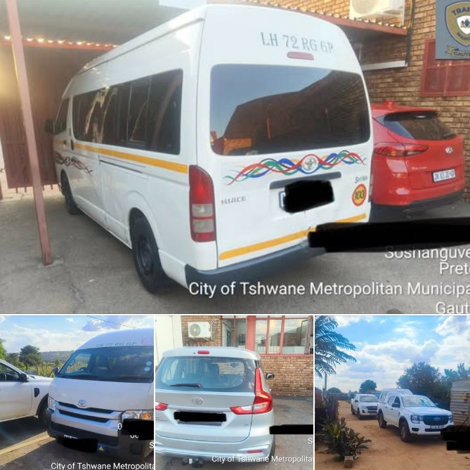 Hijacked vehicles recovered in the Soshanguve policing precinct