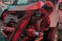 Fortunate escape from injuries in a crash on Shepstone Road in the New Germany area