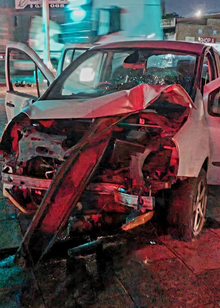Crash: South Coast Road and Edwin Swales Drive